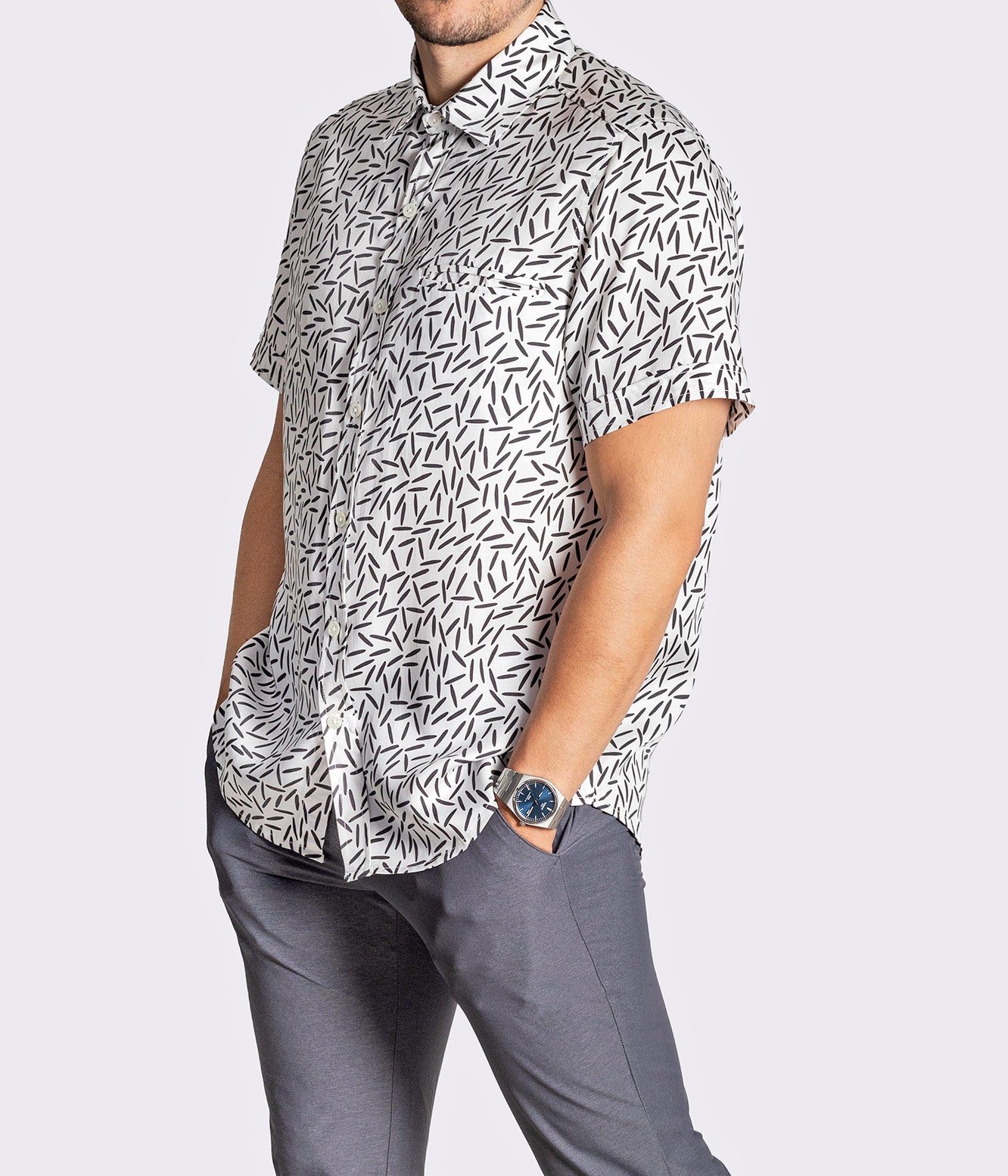 Biodegradable Basic Short Sleeve Shirt