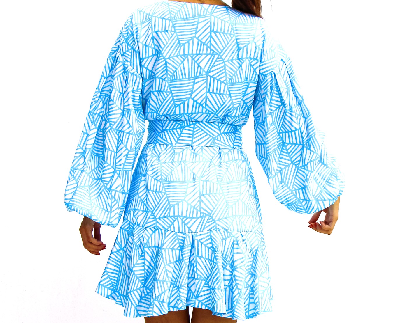 Eco-friendly Mini Wrapped Dress